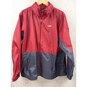 Cabela's 4Most Repel Hooded Raincoat/ Windbreaker Red/Blue Jacket Men's XL